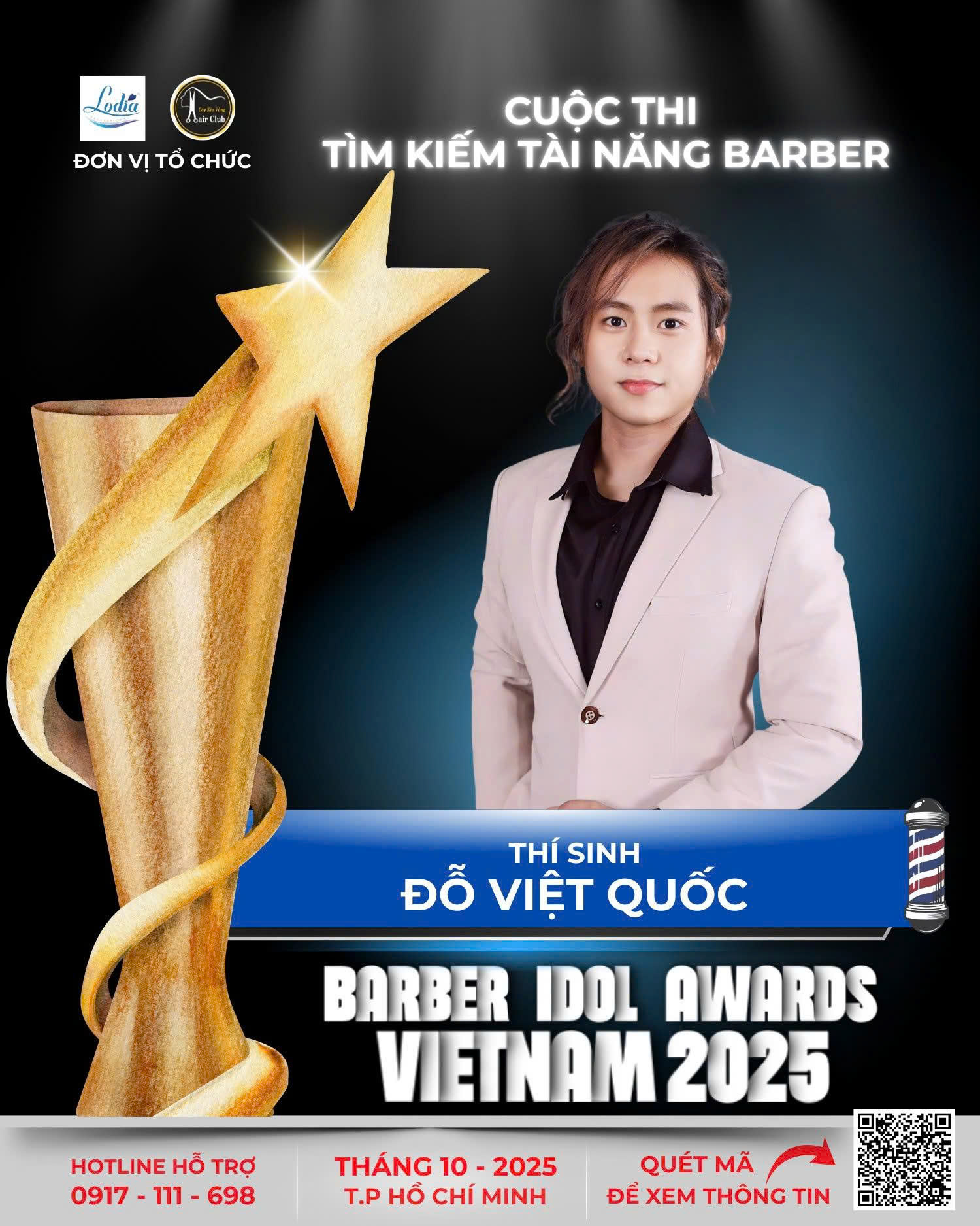 DO VIET QUOC BAN LINH BARBER KHONG CHO AI GOI TEN SẴN SANG TOA SANG