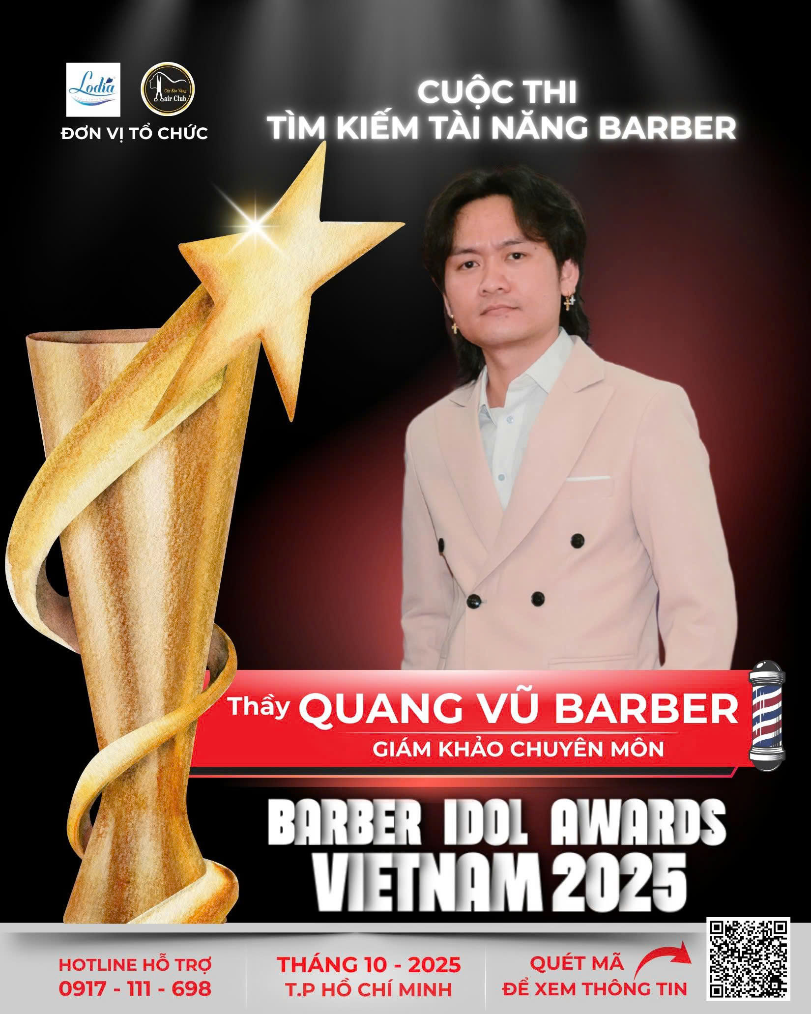 THAY TRUONG QUANG VU – NGUOI DANH THUC MAU SAC TRONG NGHE BARBER