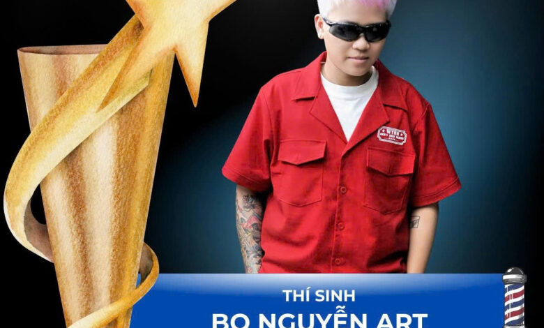 BO NGUYEN ART – CHANG TRAI NHUT NHAT TẠI BARBER IDOL AWARDS VIETNAM 2025