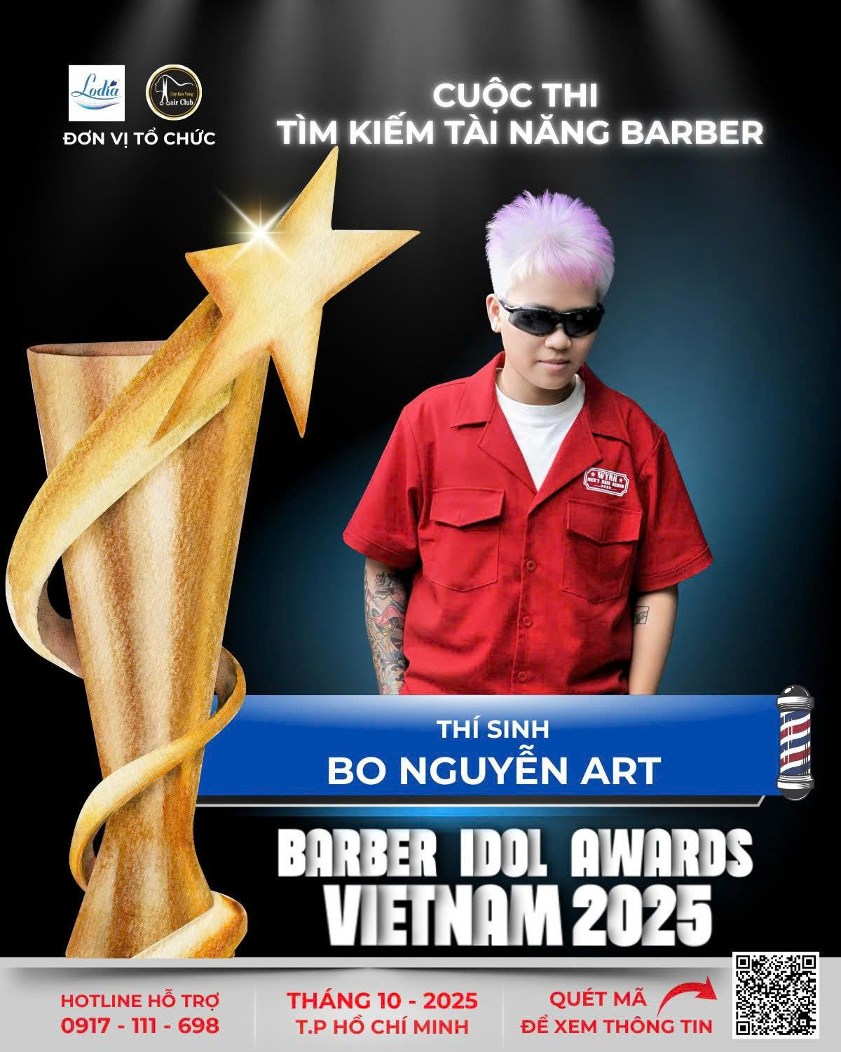 BO NGUYEN ART – CHANG TRAI NHUT NHAT TẠI BARBER IDOL AWARDS VIETNAM 2025