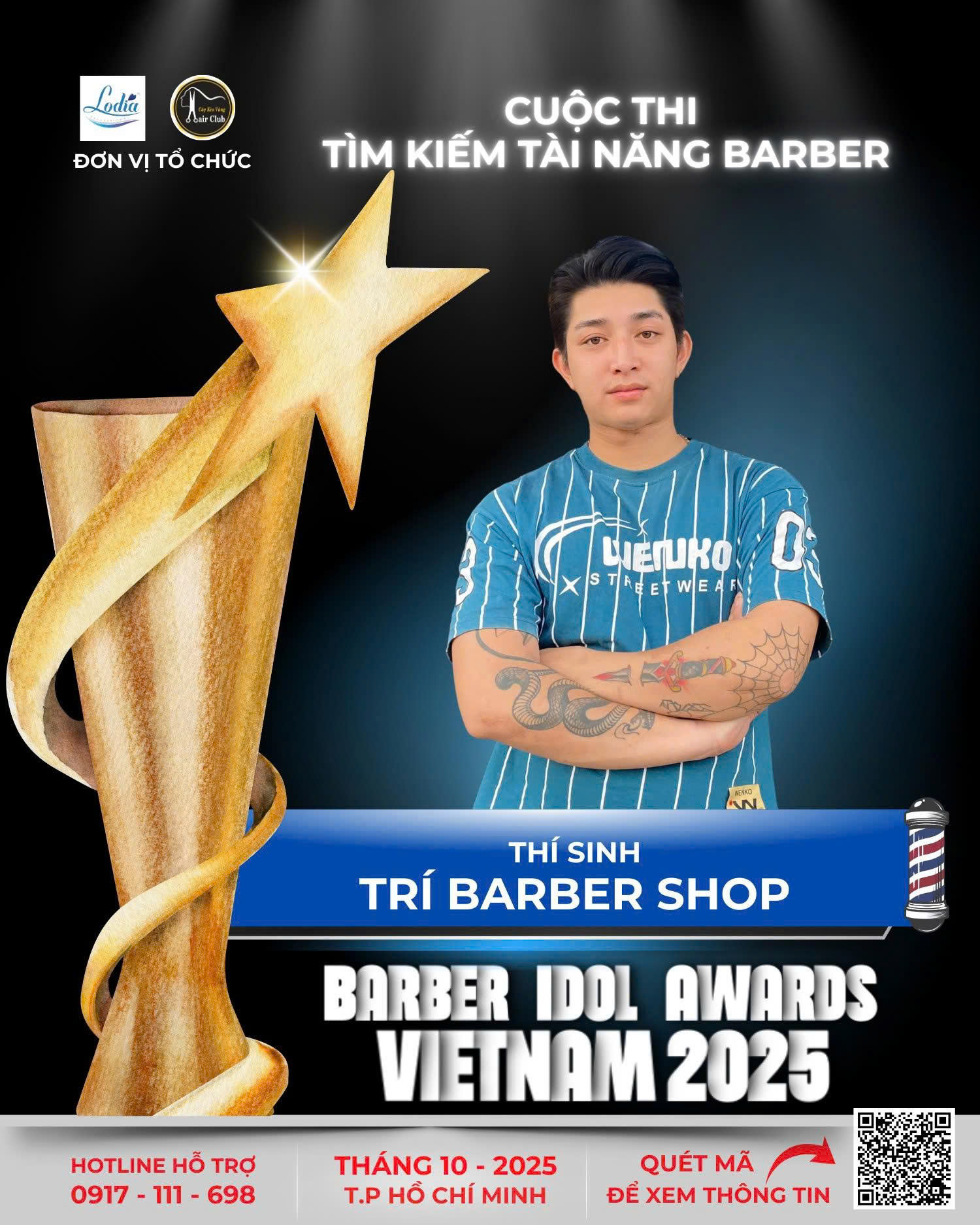 TRI BARBER SHOP – BUOC RA KHONG PHAI DE HON NGUOI MA DE LON LEN CUNG NGHE
