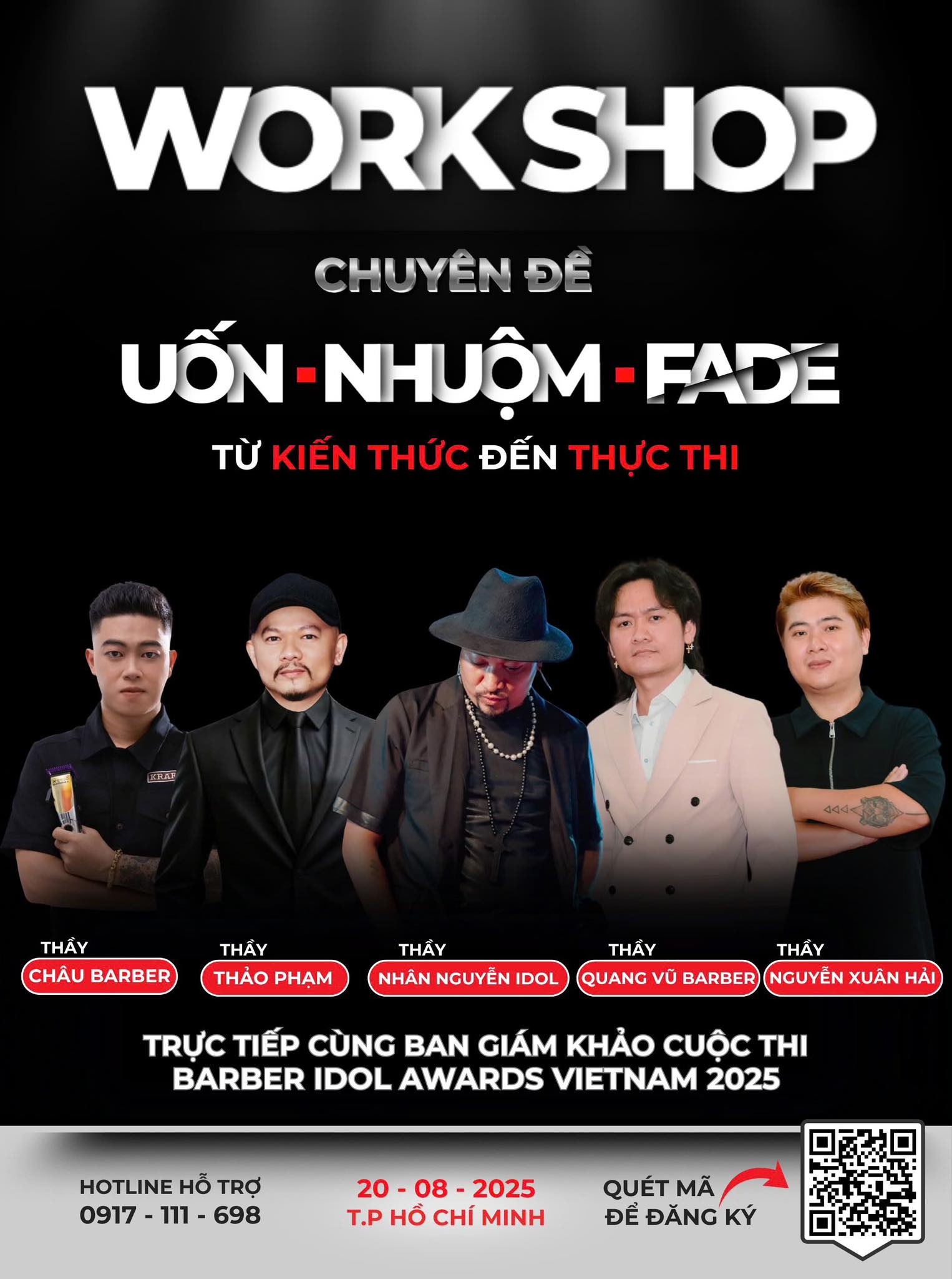 BI MAT NGHE LAN DAU TIEN DUOC BAT MI – CHI CO TAI WORKSHOP BARBER IDOL