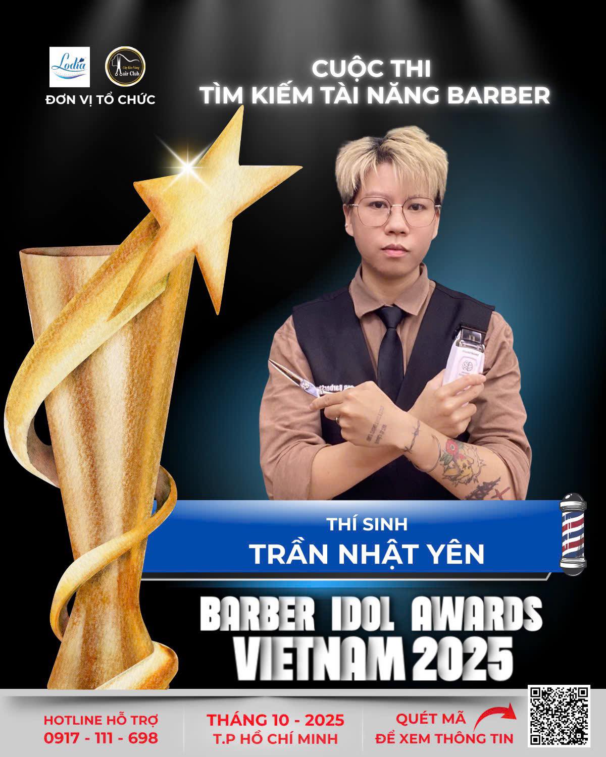 TRAN NHAT YEN – QUAN LY MB BARBER SHOP BEN CAT BINH DUONG
