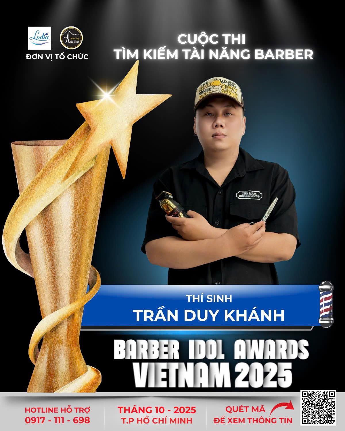TRAN DUY KHANH – BAN LINH BUT PHA TU TAY NAM BARBER SHOP