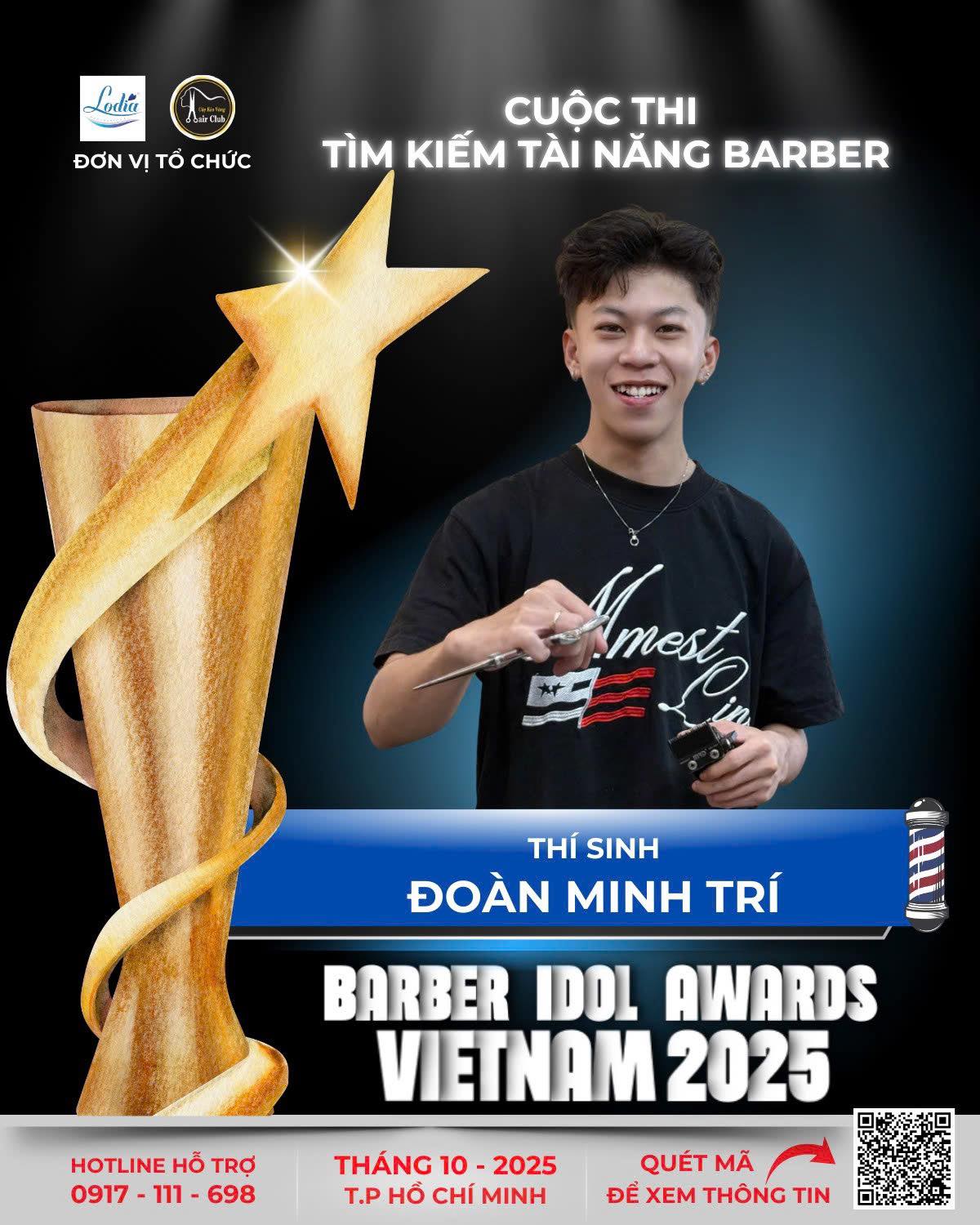 DOAN MINH TRI – BUT PHA MOI RAO CAN TAI BARBER IDOL AWARDS 2025