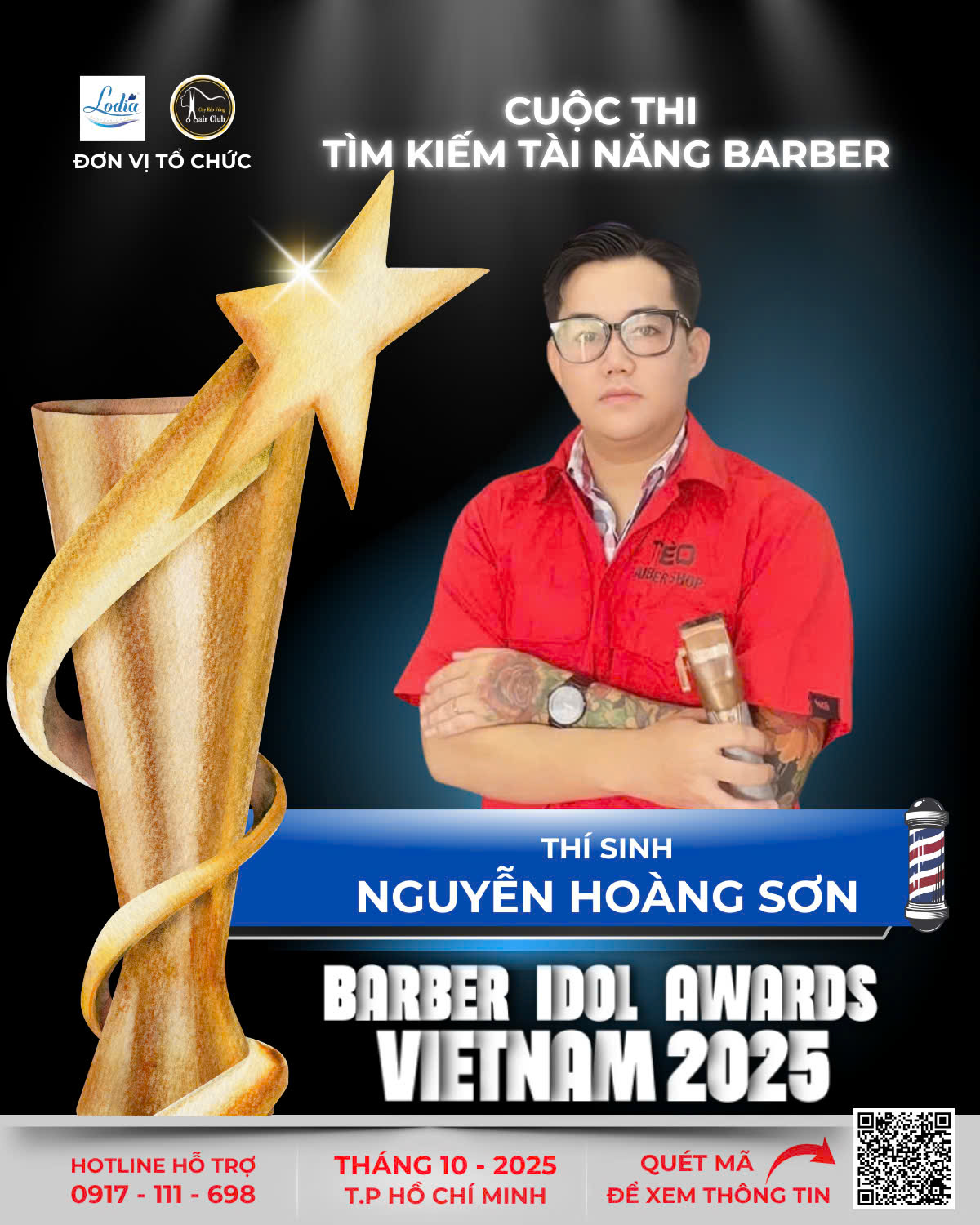 NGUYEN HOANG SON – DAM ME DUA LOI TAI BARBER IDOL AWARDS VIETNAM 2025