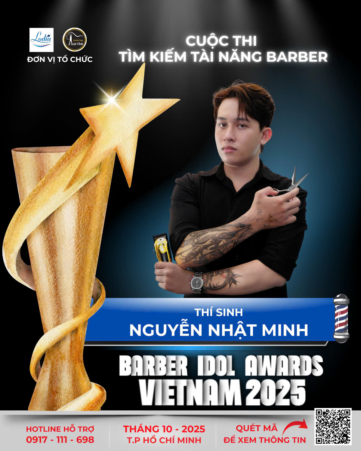 NGUYEN NHAT MINH – DEN TU HE THONG MB BARBER SHOP THU DAU MOT BINH DUONG