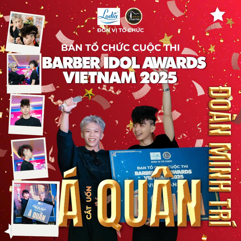 Vinh Danh Những Ngôi Sao Của Cuộc Thi Barber Idol Awards Vietnam 2025
